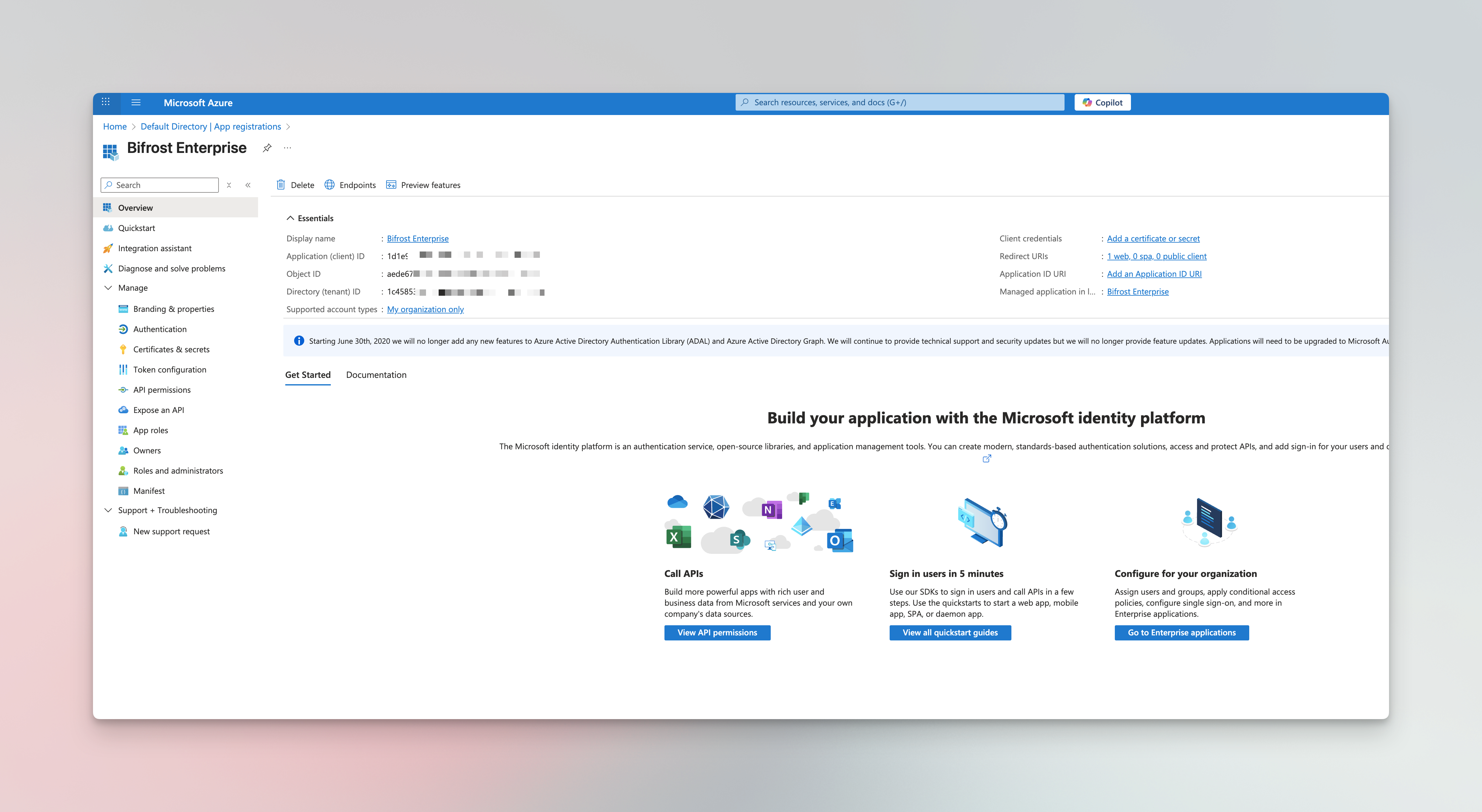 Entra App Registration Overview